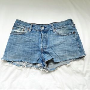 Levi’s 501 Distressed Jean Shorts